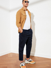 Повседневные штаны Trendyol модель TMNSS21PL0116/Lacivert Фото