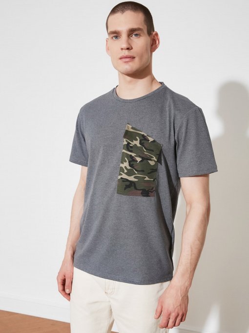 Футболки і поло Trendyol модель TMNSS21TS2366/Gri Фото