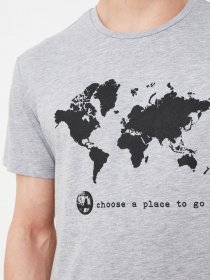 Футболки і поло Trendyol модель TMNSS21TS3263/Gri Фото