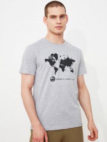 Футболки і поло Trendyol модель TMNSS21TS3263/Gri Фото