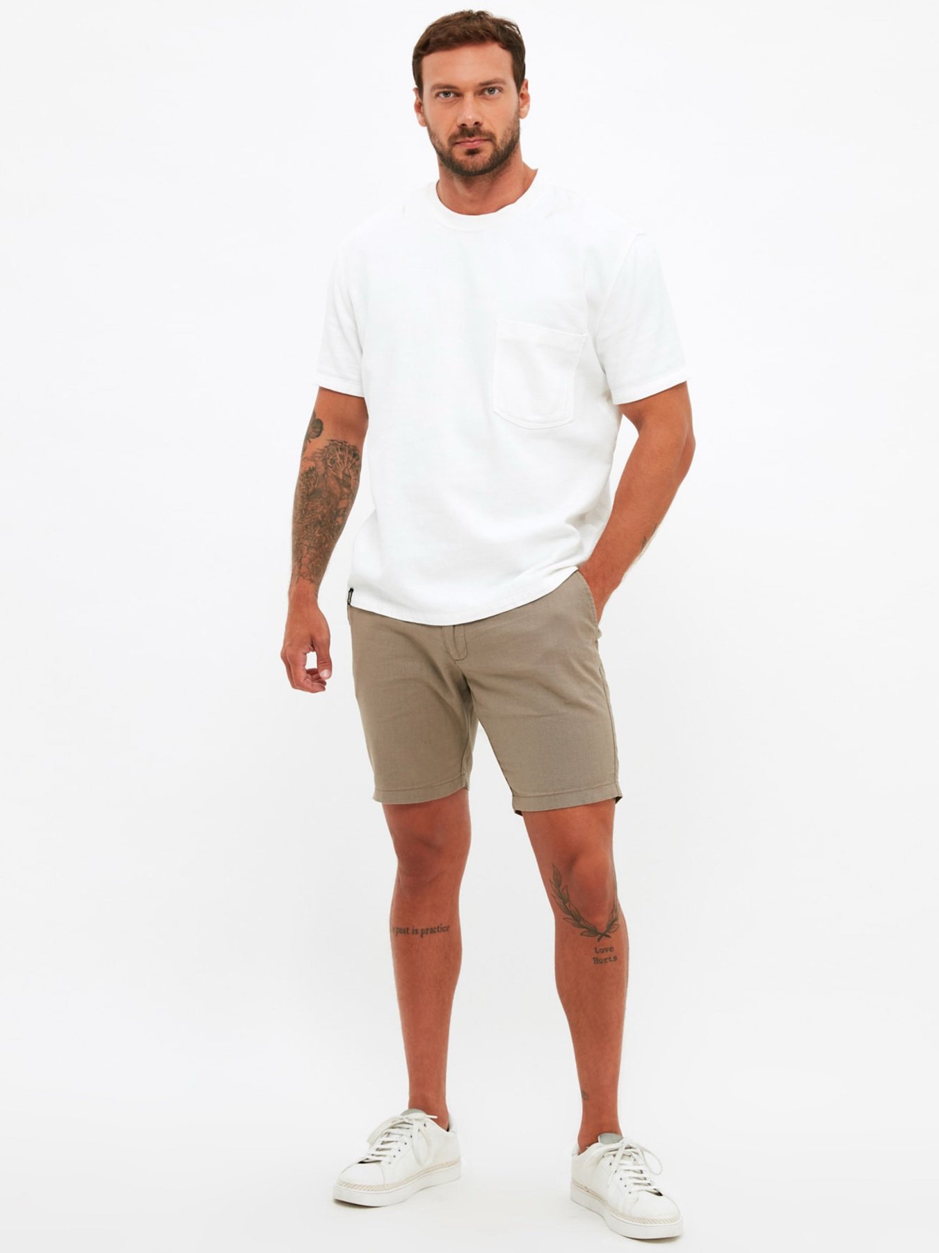 Шорты Trendyol модель TMNSS21SR0723/Kahverengi Фото