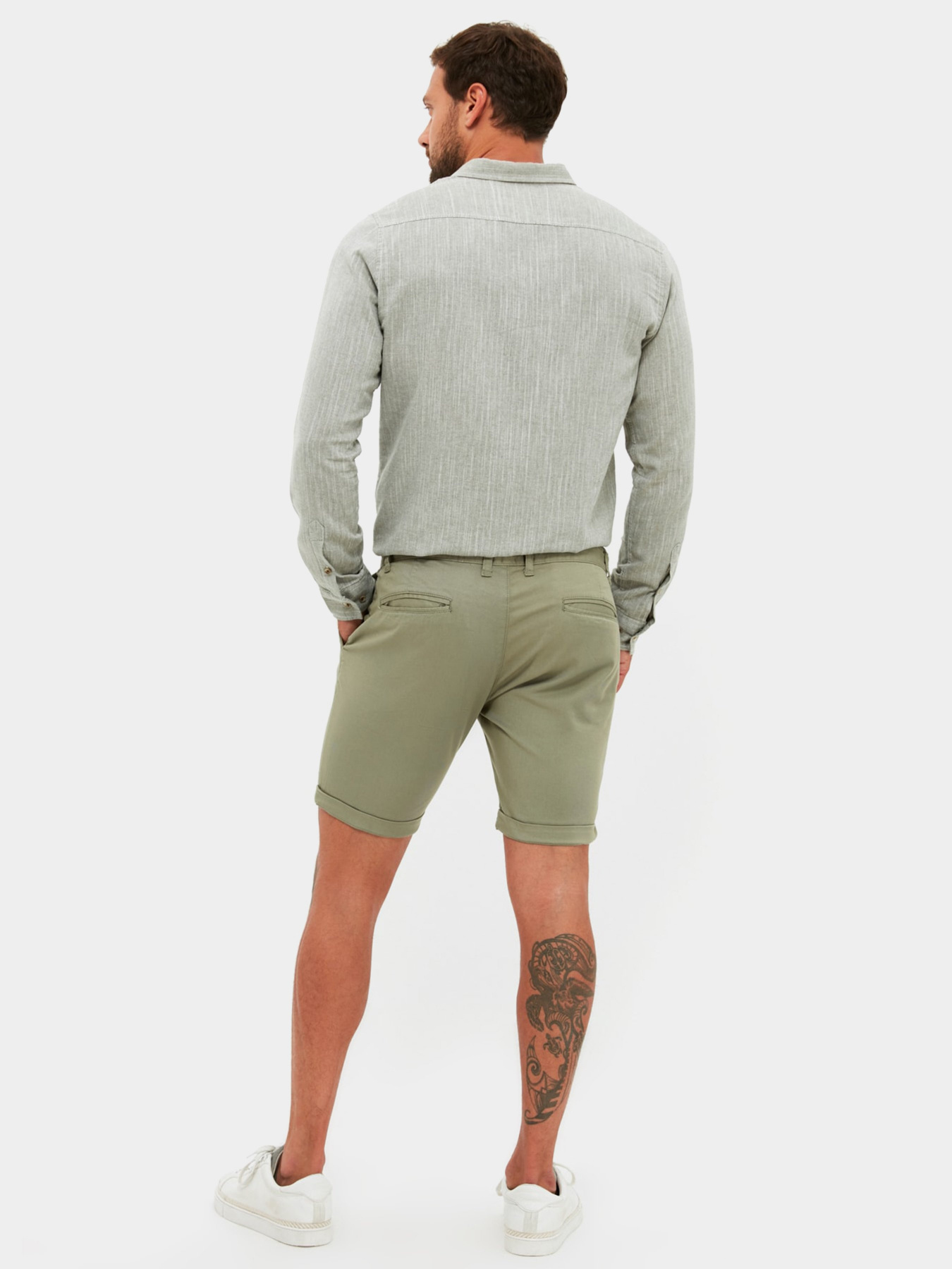 Шорты Trendyol модель TMNSS21SR0725/Haki Фото