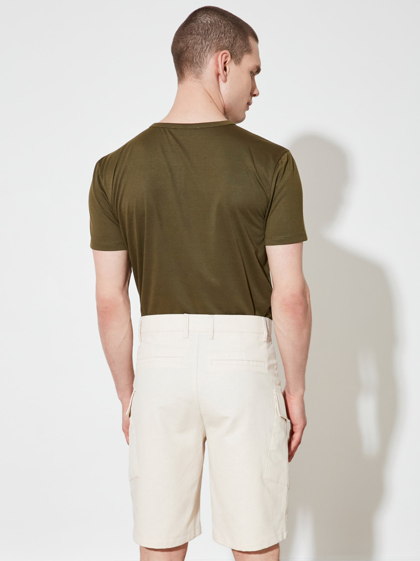 Шорты Trendyol модель TMNSS21SR0547/Ekru Фото