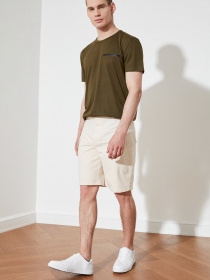 Шорты Trendyol модель TMNSS21SR0547/Ekru Фото