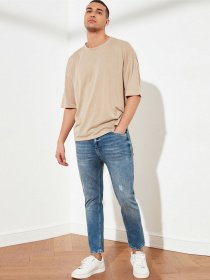 Скинни джинсы Trendyol Skinny модель TMNSS21JE0054/Mavi Фото