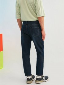 Бойфренды Trendyol Slim модель TMNSS21JE0203/Lacivert Фото