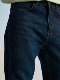 Бойфренды Trendyol Slim модель TMNSS21JE0203/Lacivert Фото