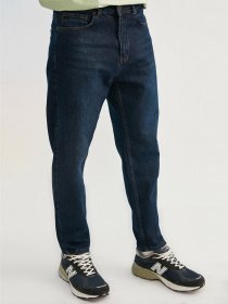 Бойфренды Trendyol Slim модель TMNSS21JE0203/Lacivert Фото
