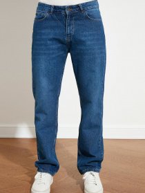 Прямые джинсы Trendyol Regular модель TMNSS21JE0201/Mavi Фото
