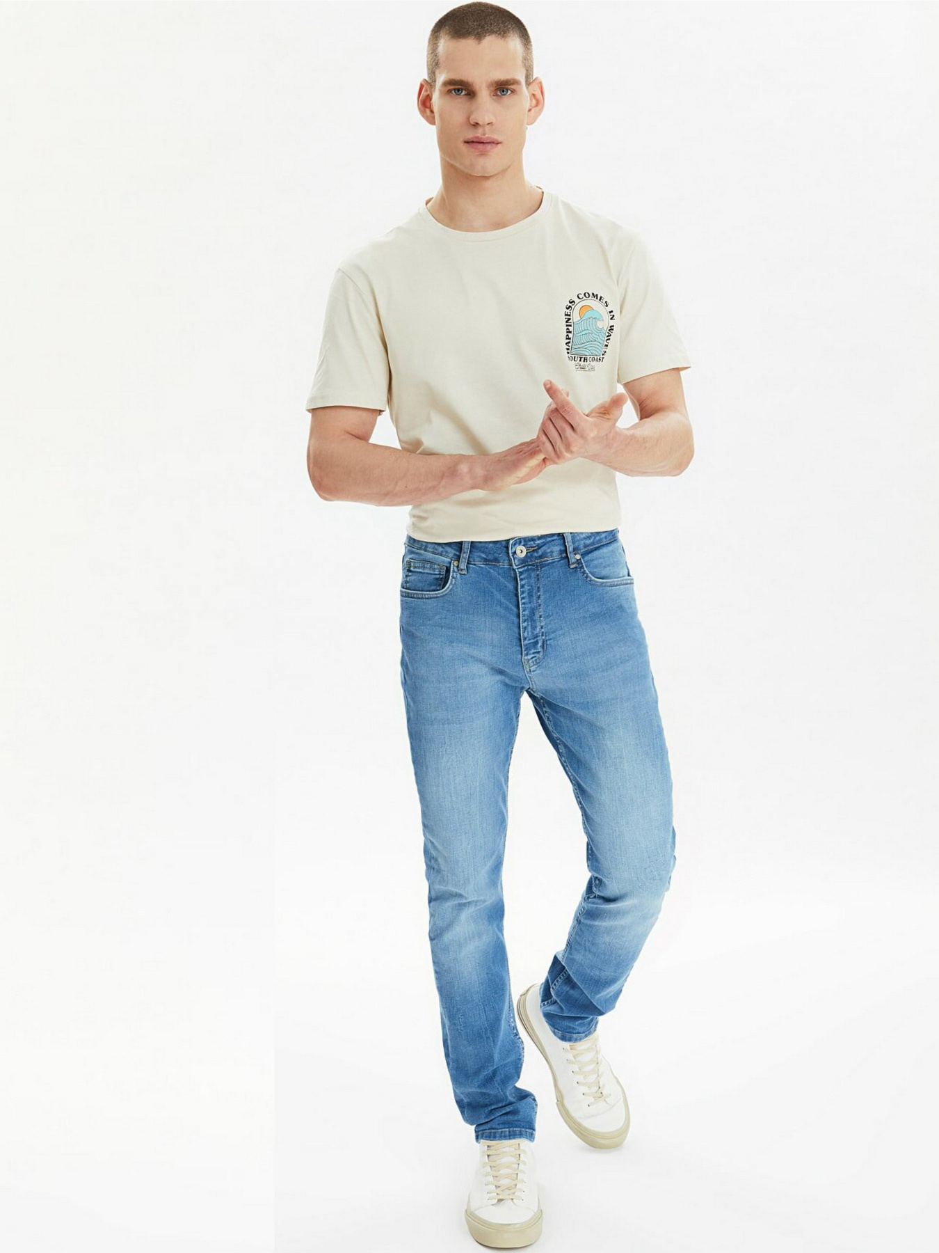 Скіні джинси Trendyol Skinny модель TMNSS21JE0497/Mavi Фото