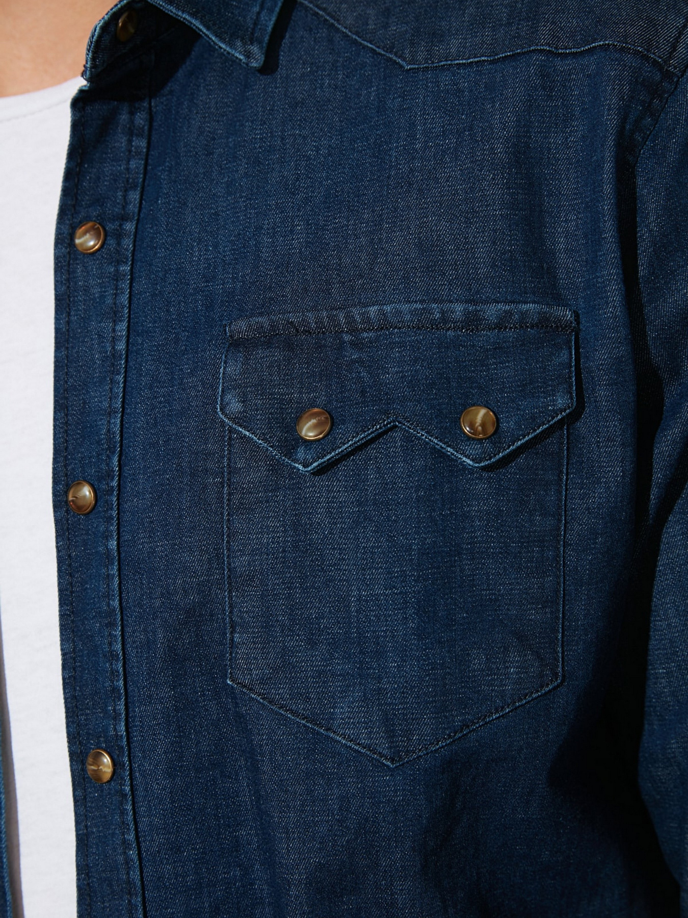 Сорочка Trendyol модель TMNSS20GO0106/Lacivert Фото