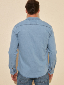 Рубашка Trendyol модель TMNSS20GO0106/Mavi Фото