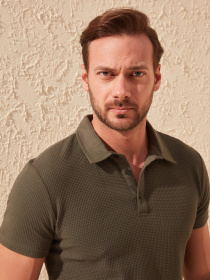 Поло Trendyol модель TMNSS20PO0002/Haki Фото