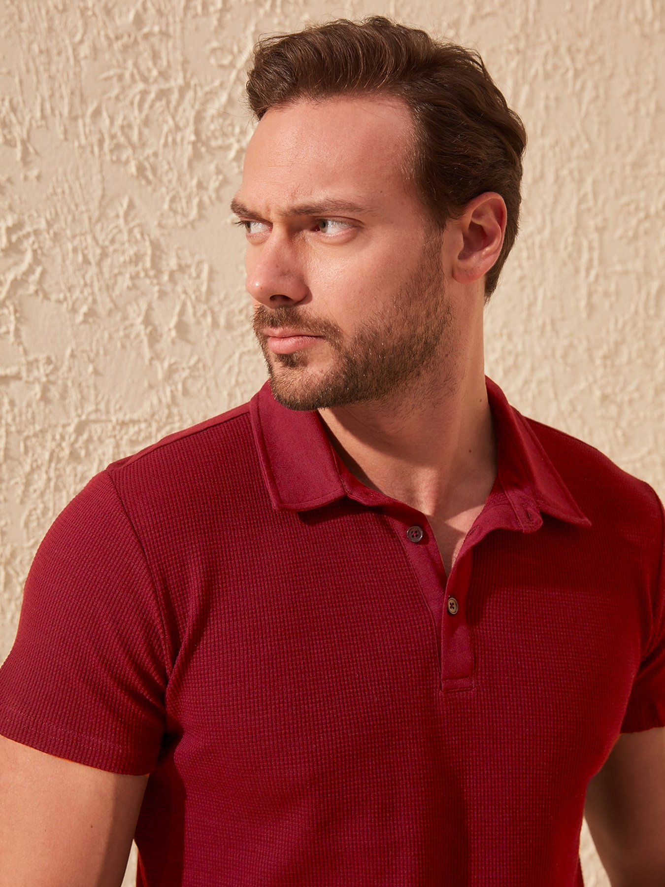 Поло Trendyol модель TMNSS20PO0002/Bordo Фото