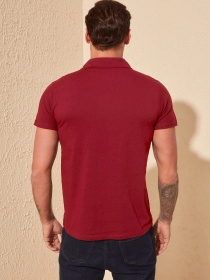Поло Trendyol модель TMNSS20PO0002/Bordo Фото