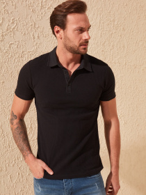 Поло Trendyol модель TMNSS20PO0002/Siyah Фото