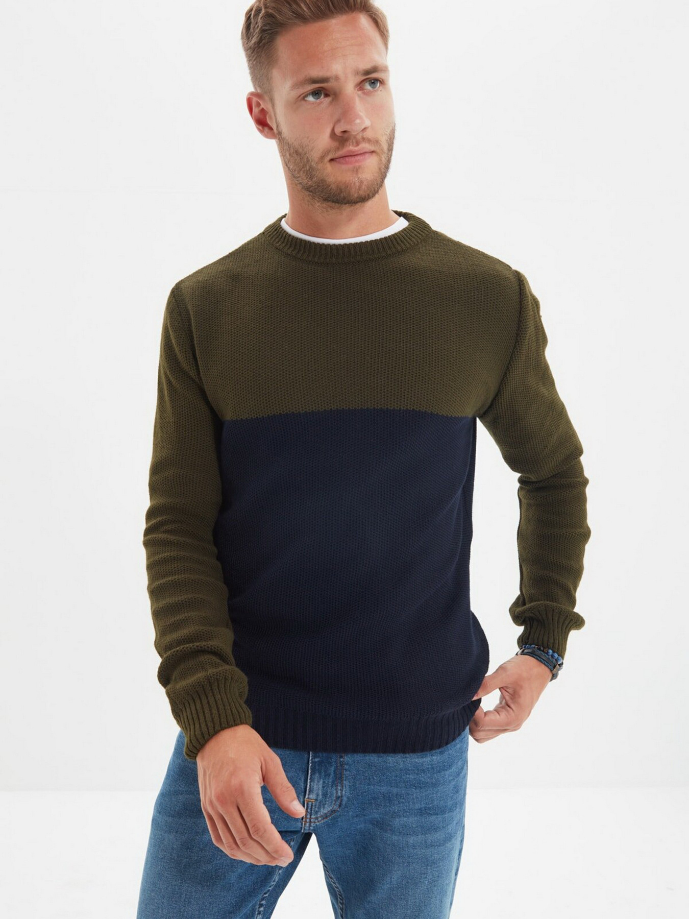 Джемпер Trendyol модель TMNAW21KZ0544/Haki Фото