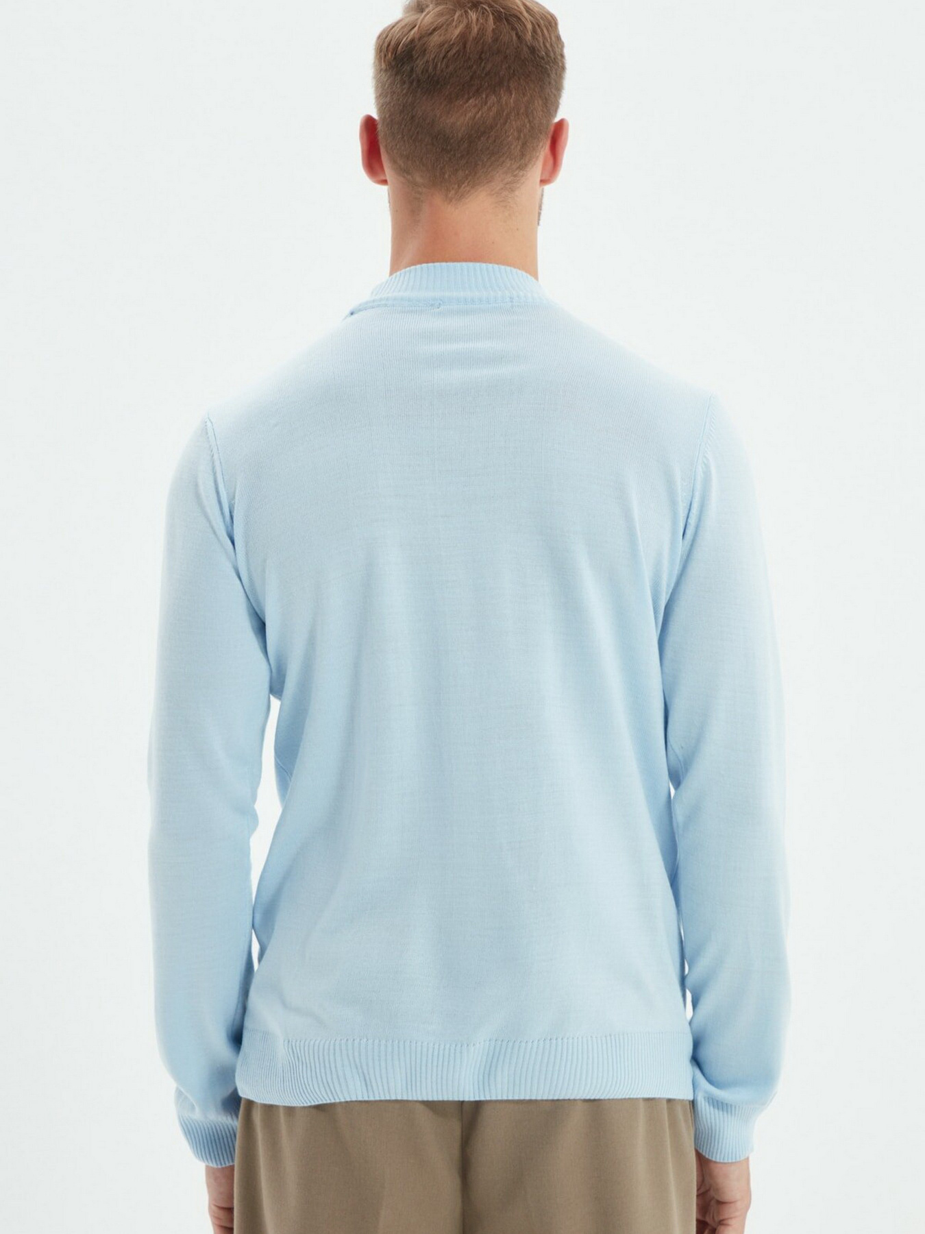 Джемпер Trendyol модель TMNAW21KZ0758/Mavi Джемпер Trendyol модель TMNAW21KZ0758/Mavi Фото