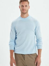 Джемпер Trendyol модель TMNAW21KZ0758/Mavi Джемпер Trendyol модель TMNAW21KZ0758/Mavi Фото