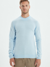 Джемпер Trendyol модель TMNAW21KZ0758/Mavi Джемпер Trendyol модель TMNAW21KZ0758/Mavi Фото