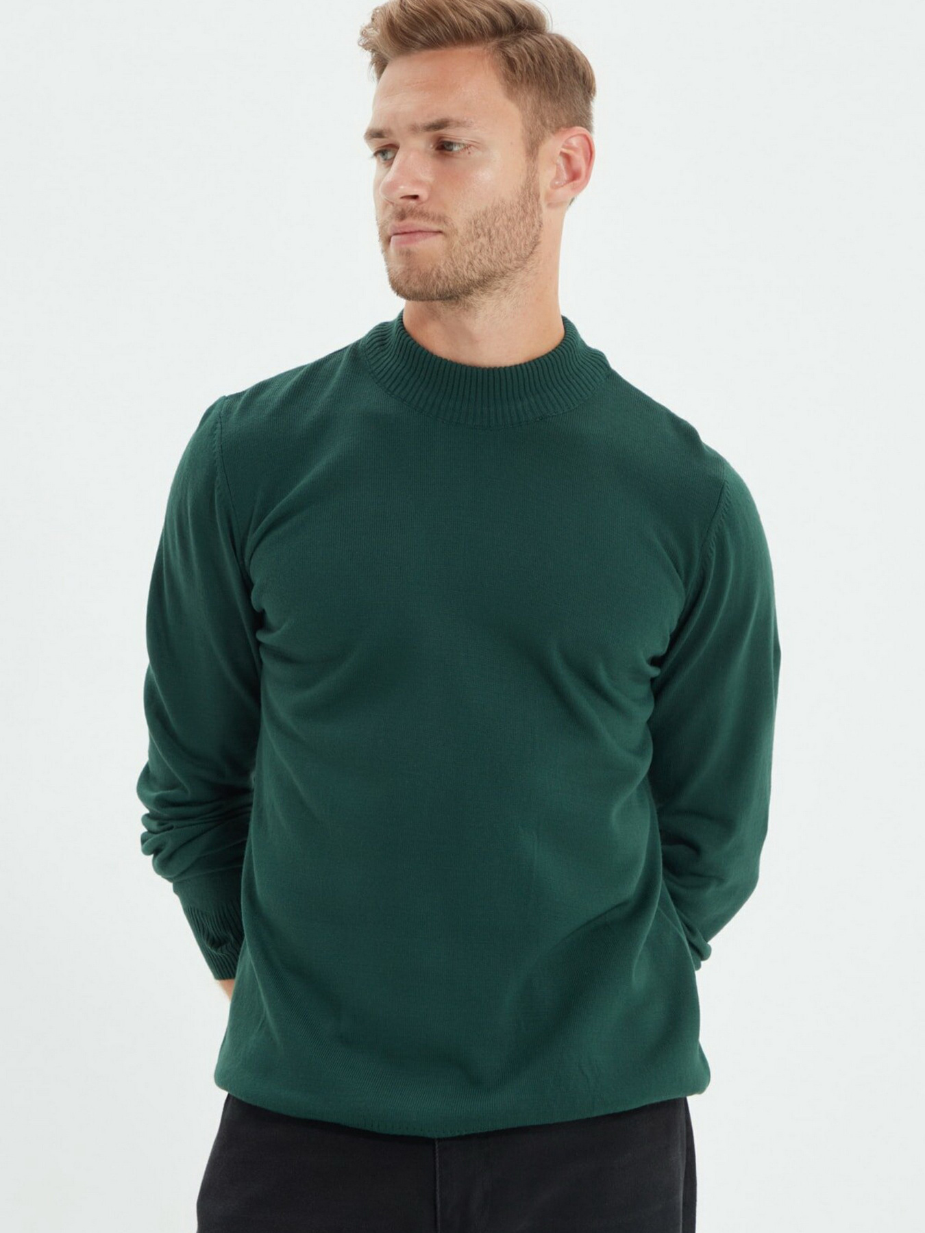 Джемпер Trendyol модель TMNAW21KZ0758/Yesil Джемпер Trendyol модель TMNAW21KZ0758/Yesil Фото