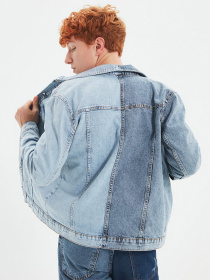 Джинсовая куртка Trendyol модель TMNAW22CE0018/Mavi Фото