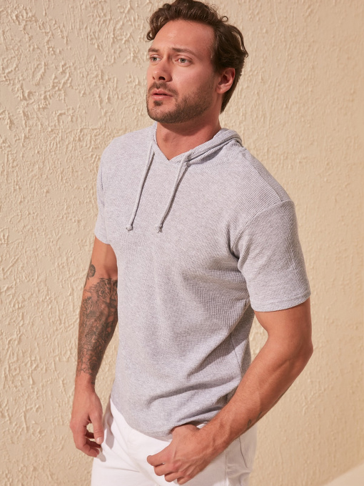 Футболки и поло Trendyol модель TMNSS20TS0117/Gri Фото