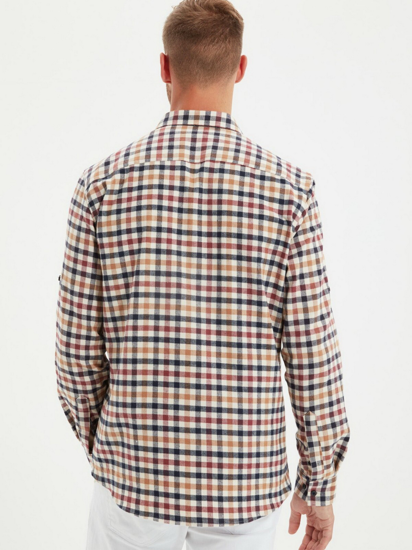 Рубашка Trendyol модель TMNAW22GO0337/Cok Renkli Фото