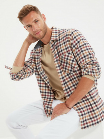 Рубашка Trendyol модель TMNAW22GO0337/Cok Renkli Фото