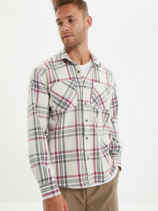 Рубашка Trendyol модель TMNAW22GO0356/Mor Фото