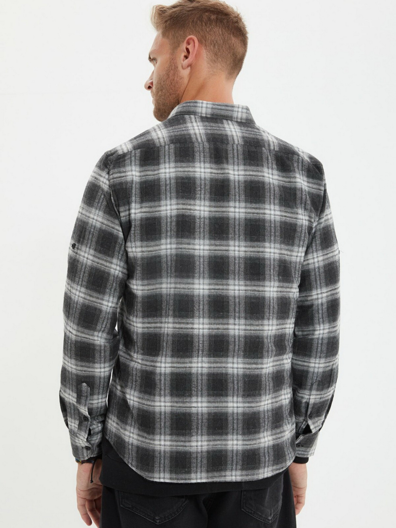 Рубашка Trendyol модель TMNAW22GO0357/Gri Фото