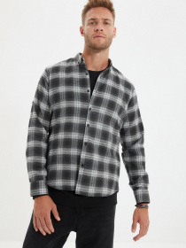 Рубашка Trendyol модель TMNAW22GO0357/Gri Фото