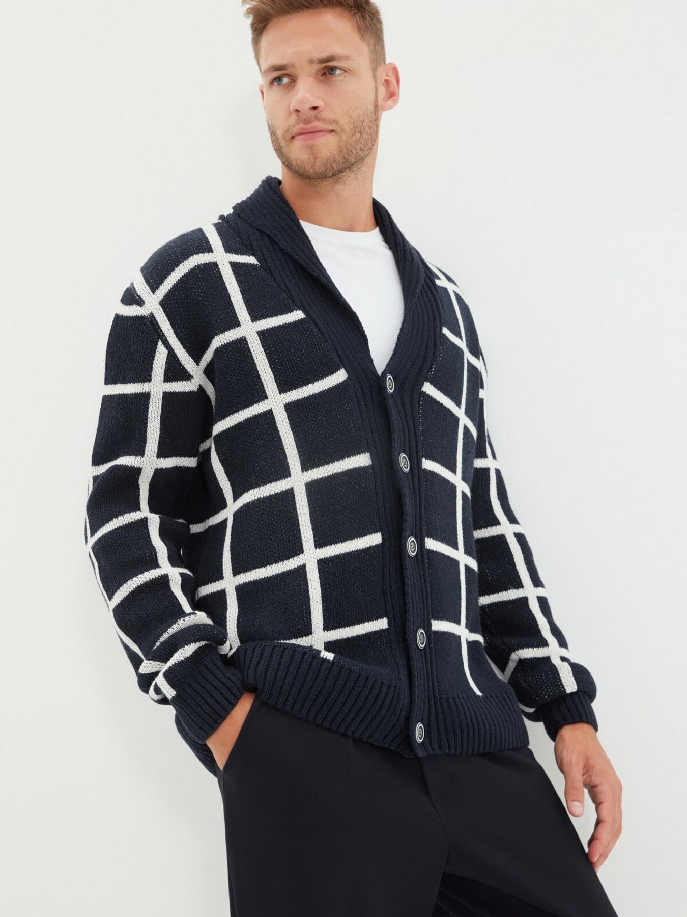 Кардиган Trendyol модель TMNAW22HI0075/Lacivert Фото