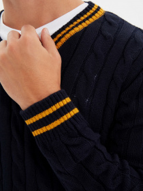 Джемпер Trendyol модель TMNAW22KZ0125/Lacivert Джемпер Trendyol модель TMNAW22KZ0125/Lacivert Фото