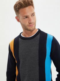 Джемпер Trendyol модель TMNAW22KZ0126/Lacivert Джемпер Trendyol модель TMNAW22KZ0126/Lacivert Фото