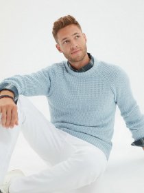 Джемпер Trendyol модель TMNAW22KZ0393/Acık Mavi Фото