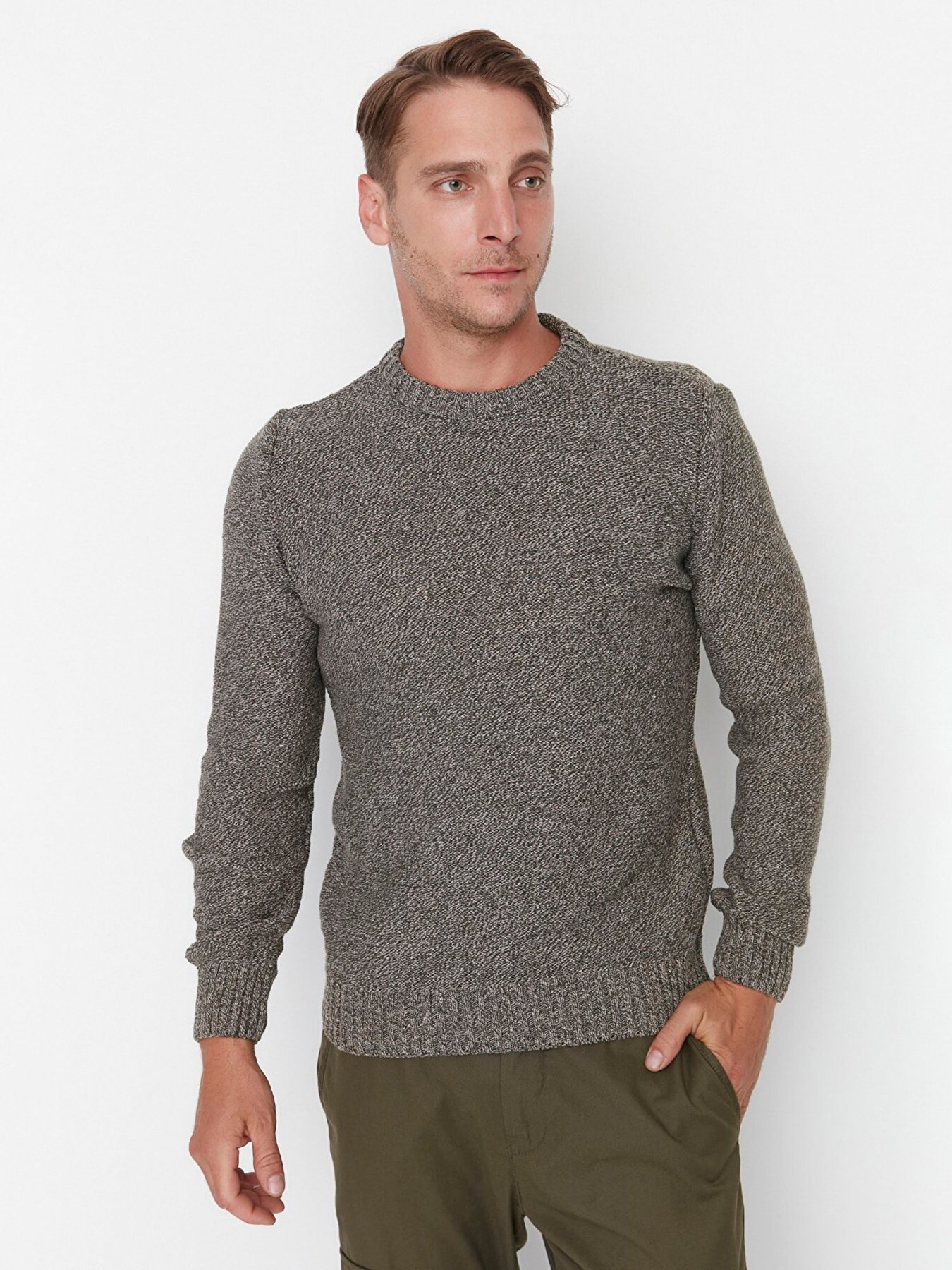 Джемпер Trendyol модель TMNAW22KZ0401/Haki Фото