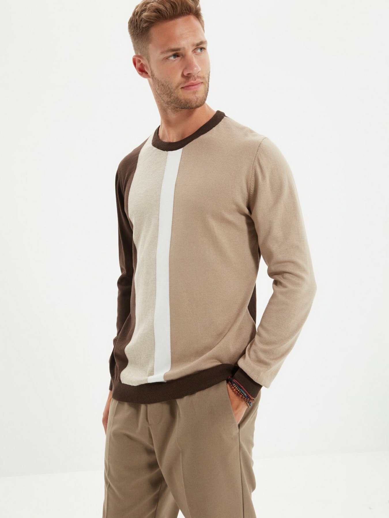 Джемпер Trendyol модель TMNAW22KZ0587/Kahverengi Фото