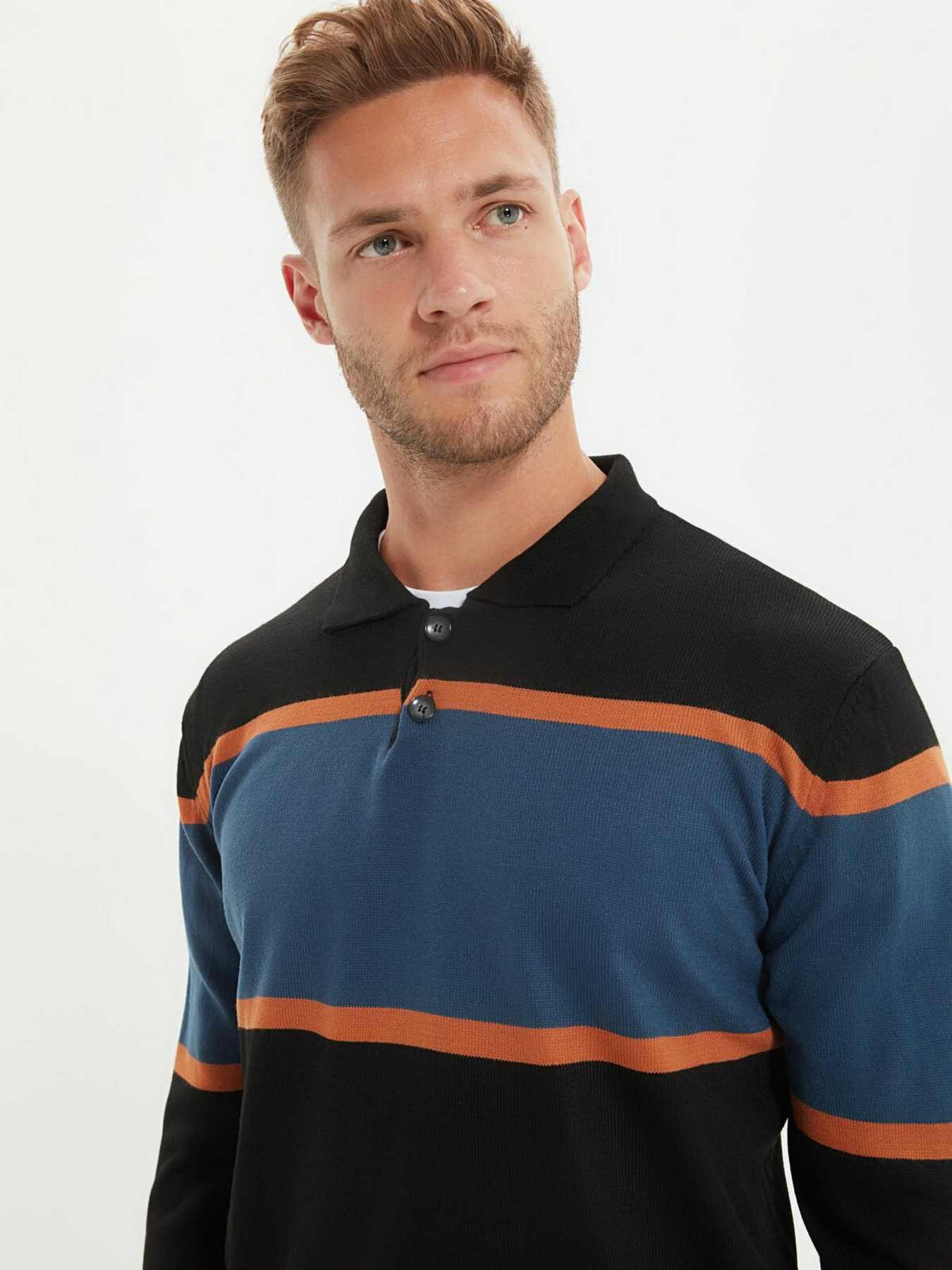 Поло Trendyol модель TMNAW22KZ0651/Siyah Фото