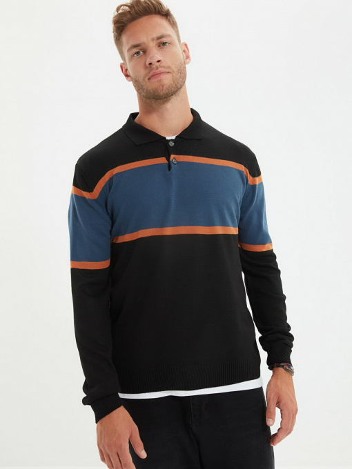 Поло Trendyol модель TMNAW22KZ0651/Siyah Фото