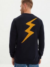 Джемпер Trendyol модель TMNAW22KZ0764/Lacivert Джемпер Trendyol модель TMNAW22KZ0764/Lacivert Фото