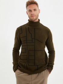 Свитер Trendyol модель TMNAW22KZ0947/Haki Фото