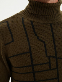 Свитер Trendyol модель TMNAW22KZ0947/Haki Свитер Trendyol модель TMNAW22KZ0947/Haki Фото