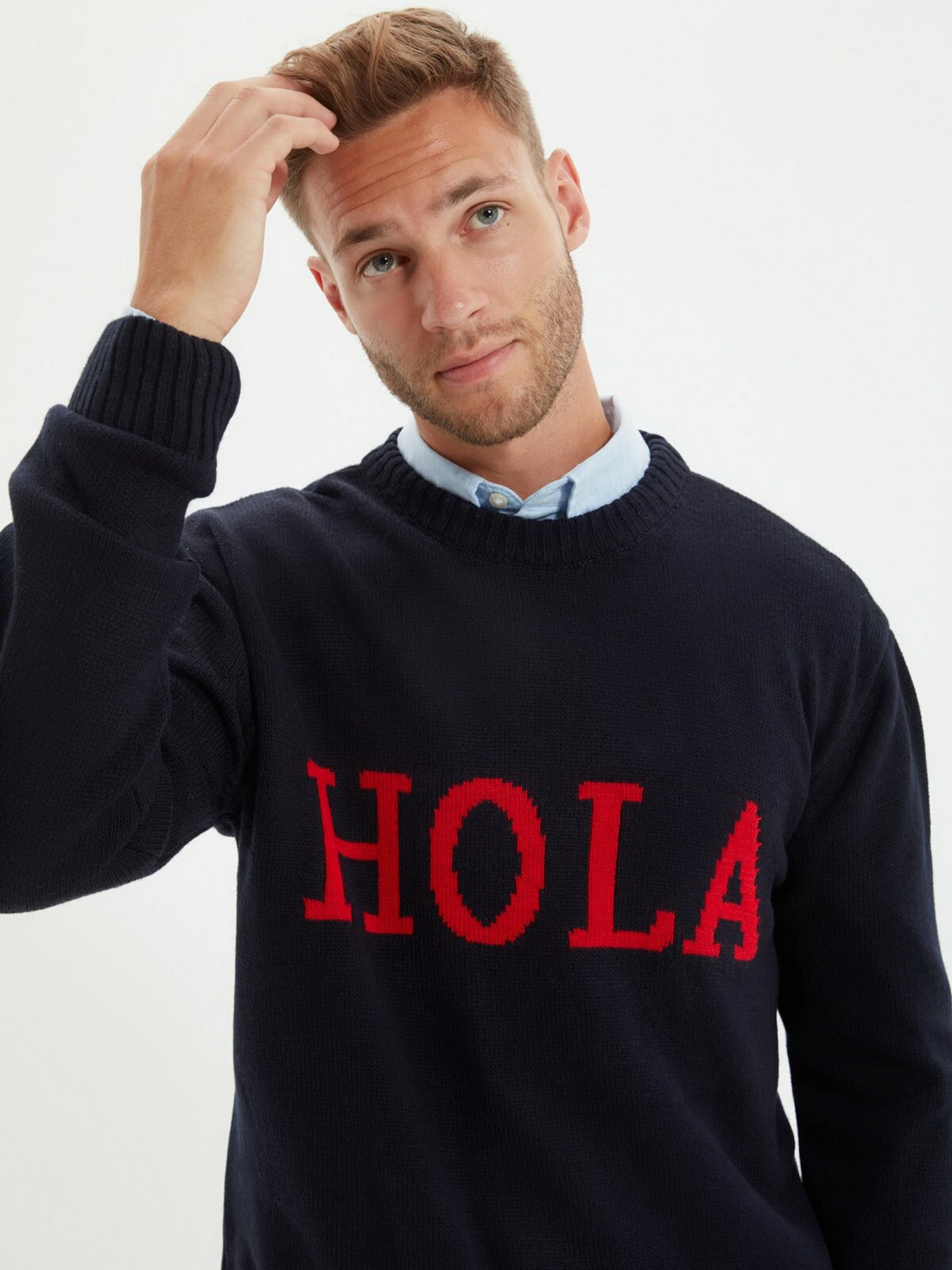 Джемпер Trendyol модель TMNAW22KZ1594/Lacivert Фото