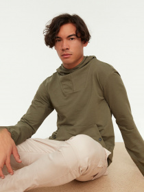 Худи Trendyol модель TMNAW22SW0076/Haki Фото