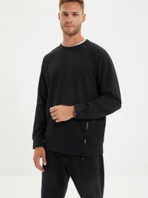Свитшот Trendyol модель TMNAW22SW0086/Siyah Фото