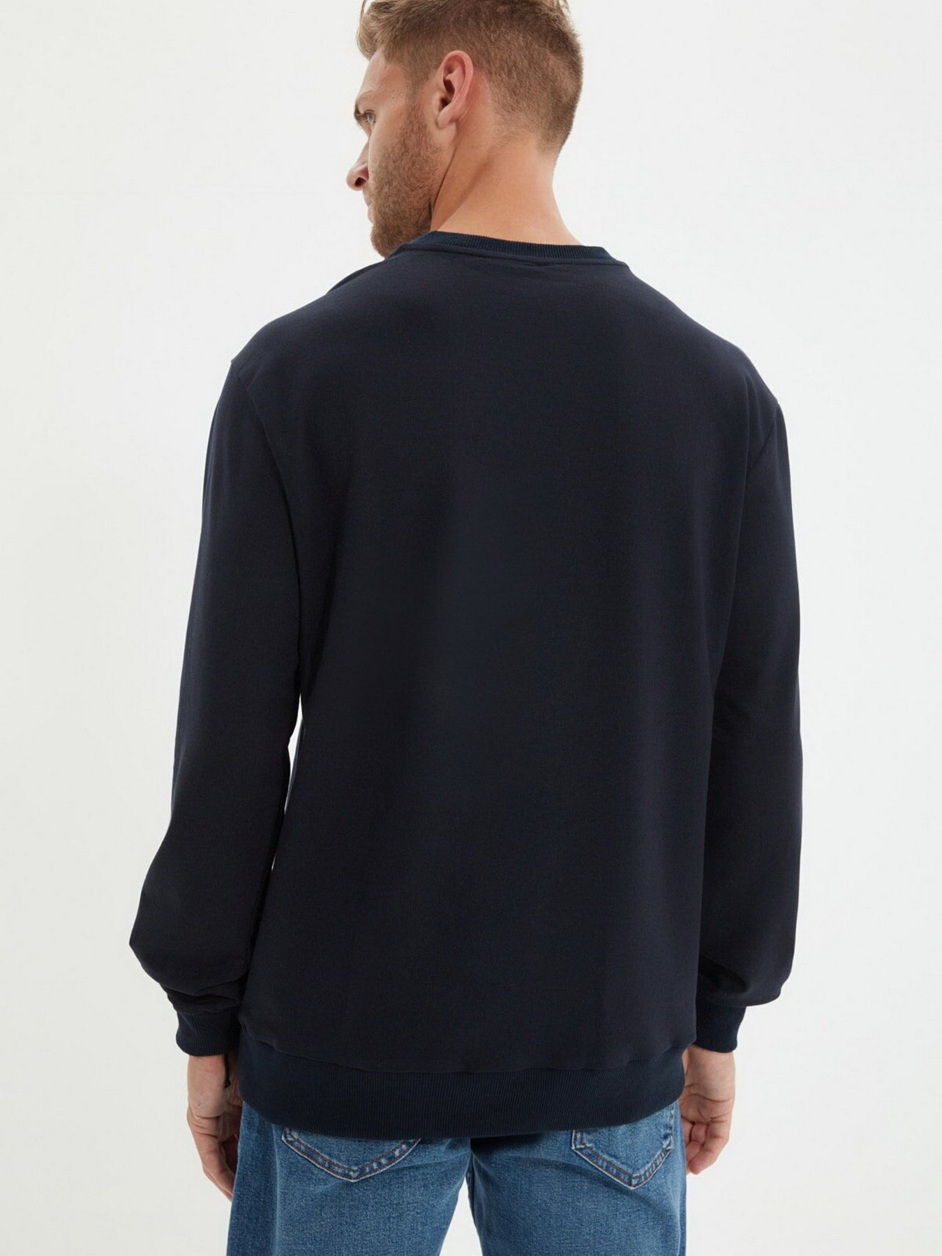 Свитшот Trendyol модель TMNAW22SW0356/Lacivert Фото