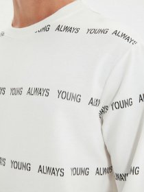 Свитшот Trendyol модель TMNAW22SW0357/Ekru Фото