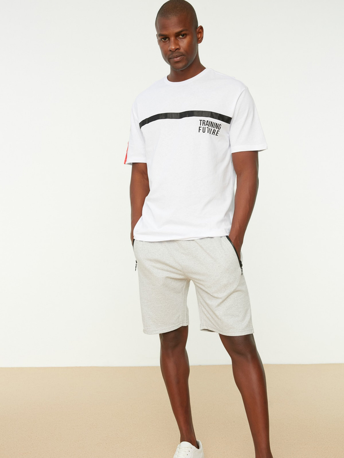 Шорты Trendyol модель TMNSS20SR0080/Gri Фото