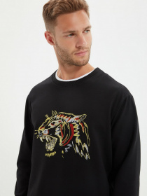 Свитшот Trendyol модель TMNAW22SW0363/Siyah Фото